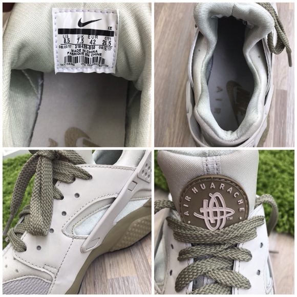 NWT Nike Huarache Run Olive Dark Stucco M - Picture 8 of 8